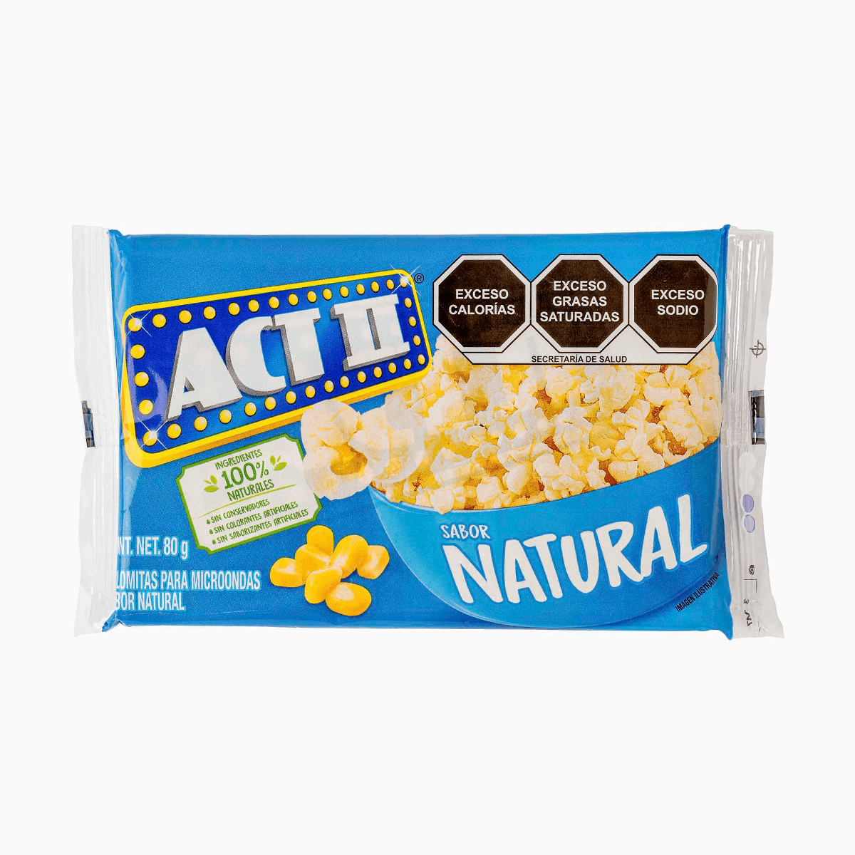 PALOMITAS ACT II 80GR NATURAL          .