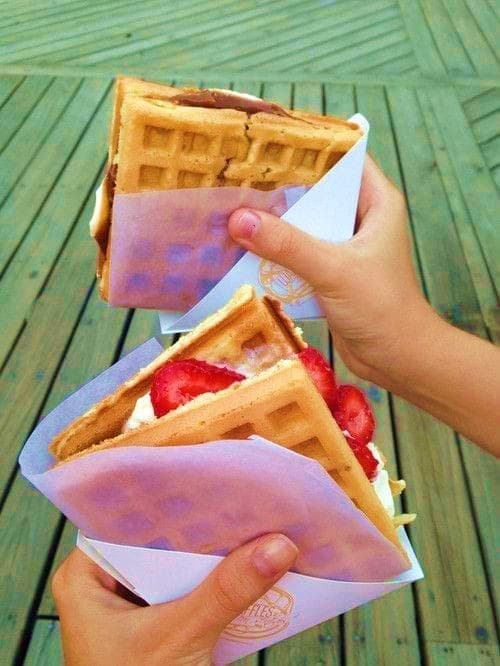 Emparedado Dulce de Waffle ⭐