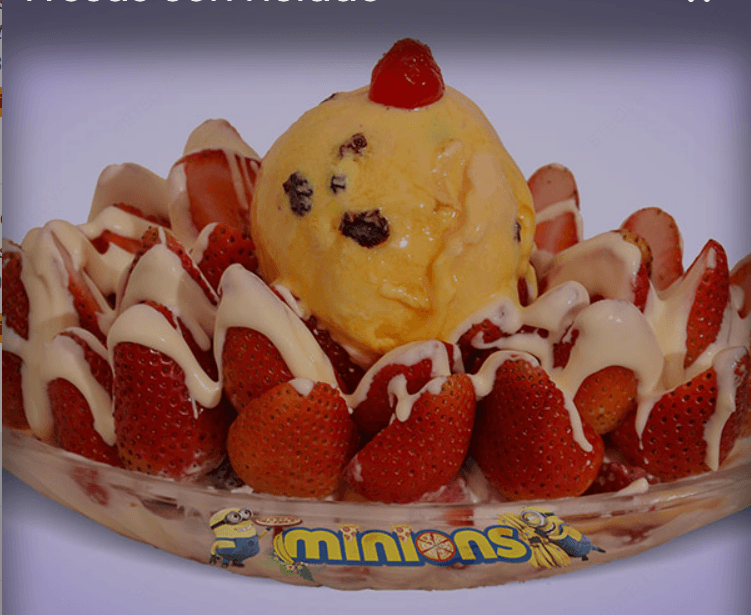Fresas con Helado