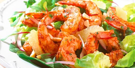 Ensalada con Camarón