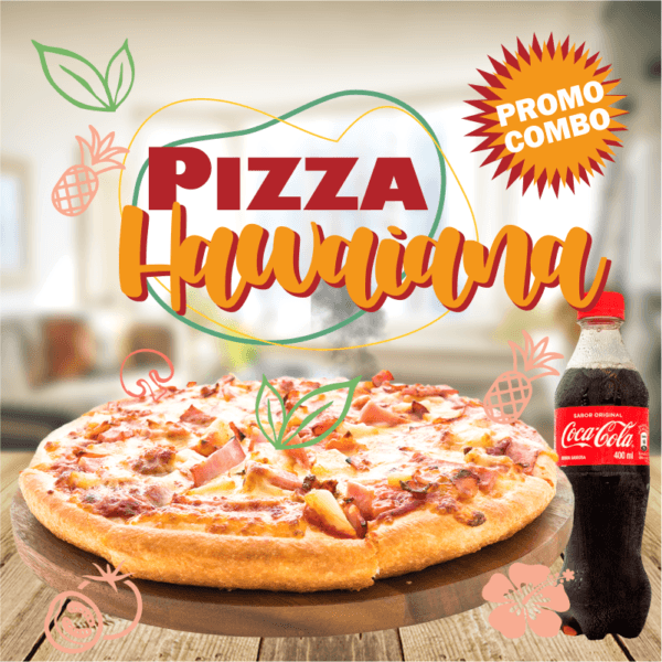PIZZA HAWAIANA Personal + Coca-Cola 400ml