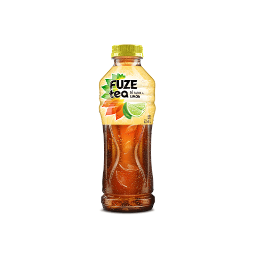 Bebida Fueze Tea Negro Limón Botella 500 ml
