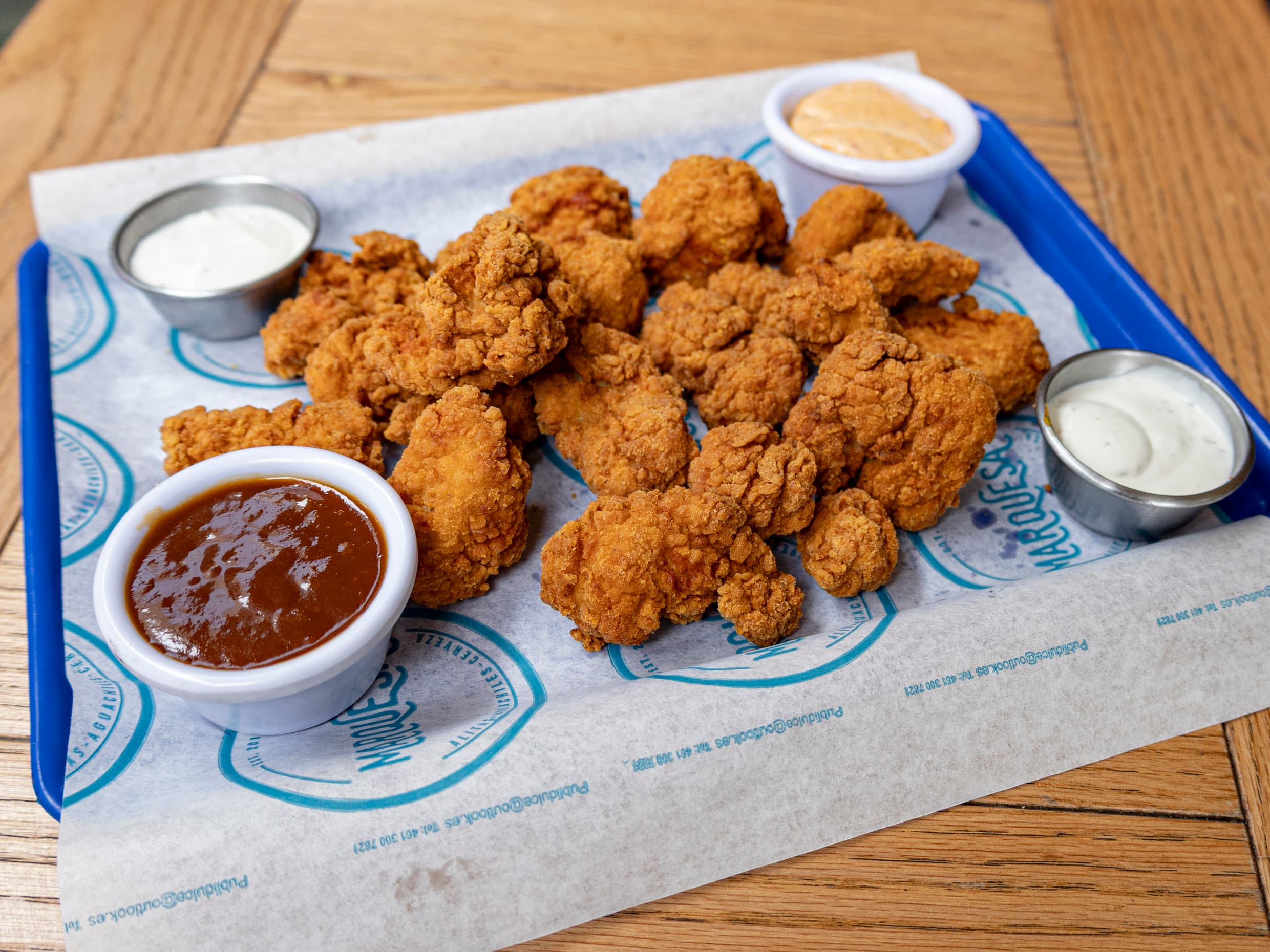 600 grms de boneless sin papas