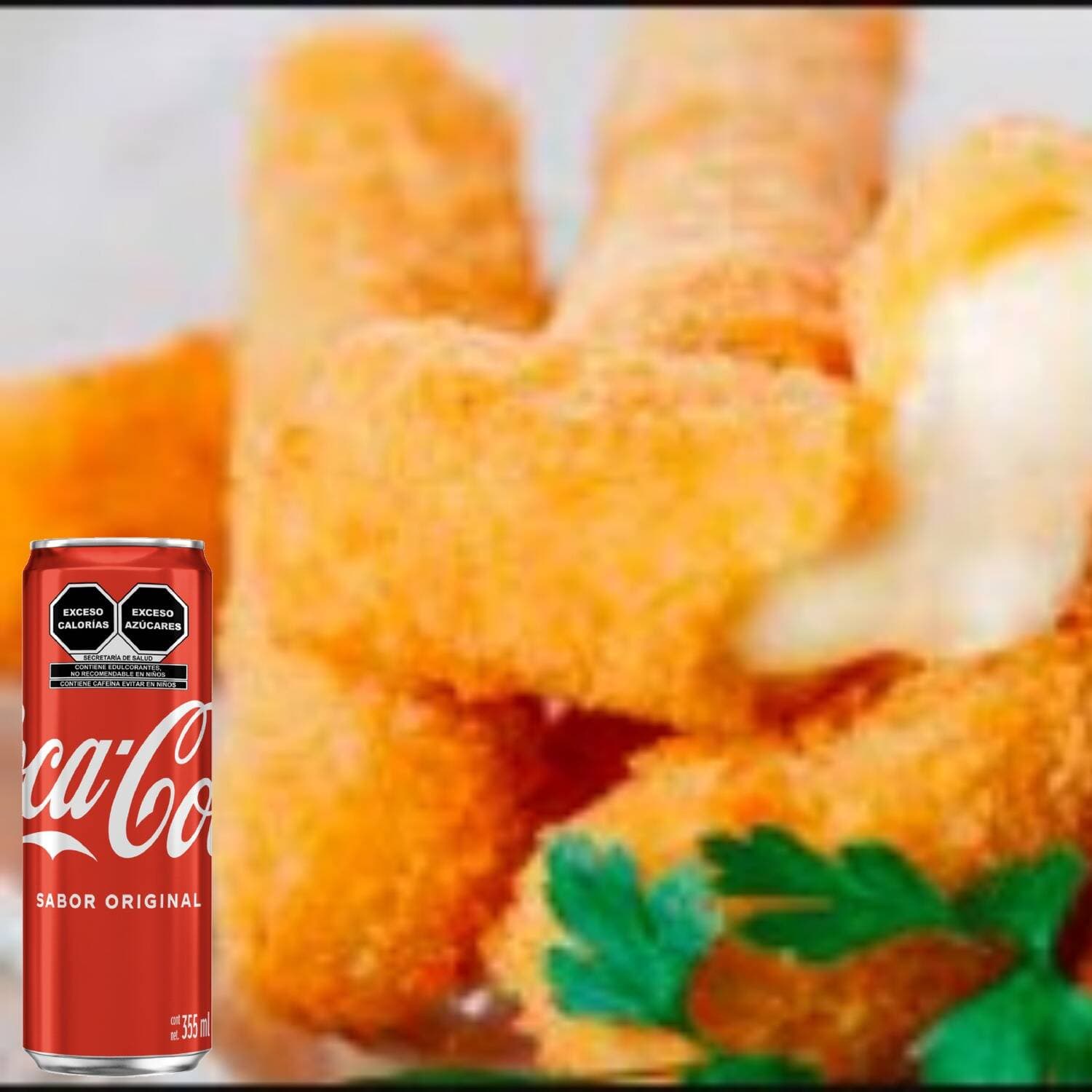 Combo CocaCola Dedos de Queso