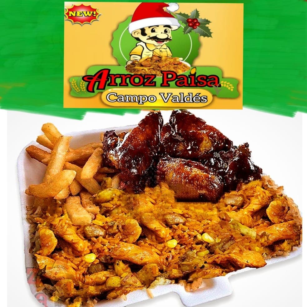 4 Costillas BBQ + Arroz Paisa Duo + Papas Francesa