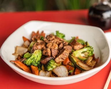 Combo Teppanyaki Arrachera + Refresco