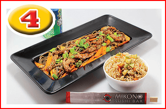 Combo Yakisoba + Yakimeshi+ Refresco