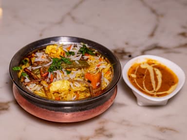 Vegetales Biryani