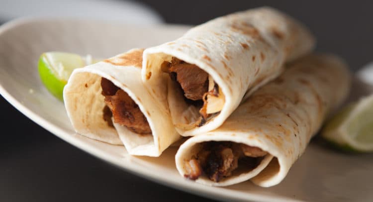Taco Árabe con Tortilla de Harina de 16 cm.