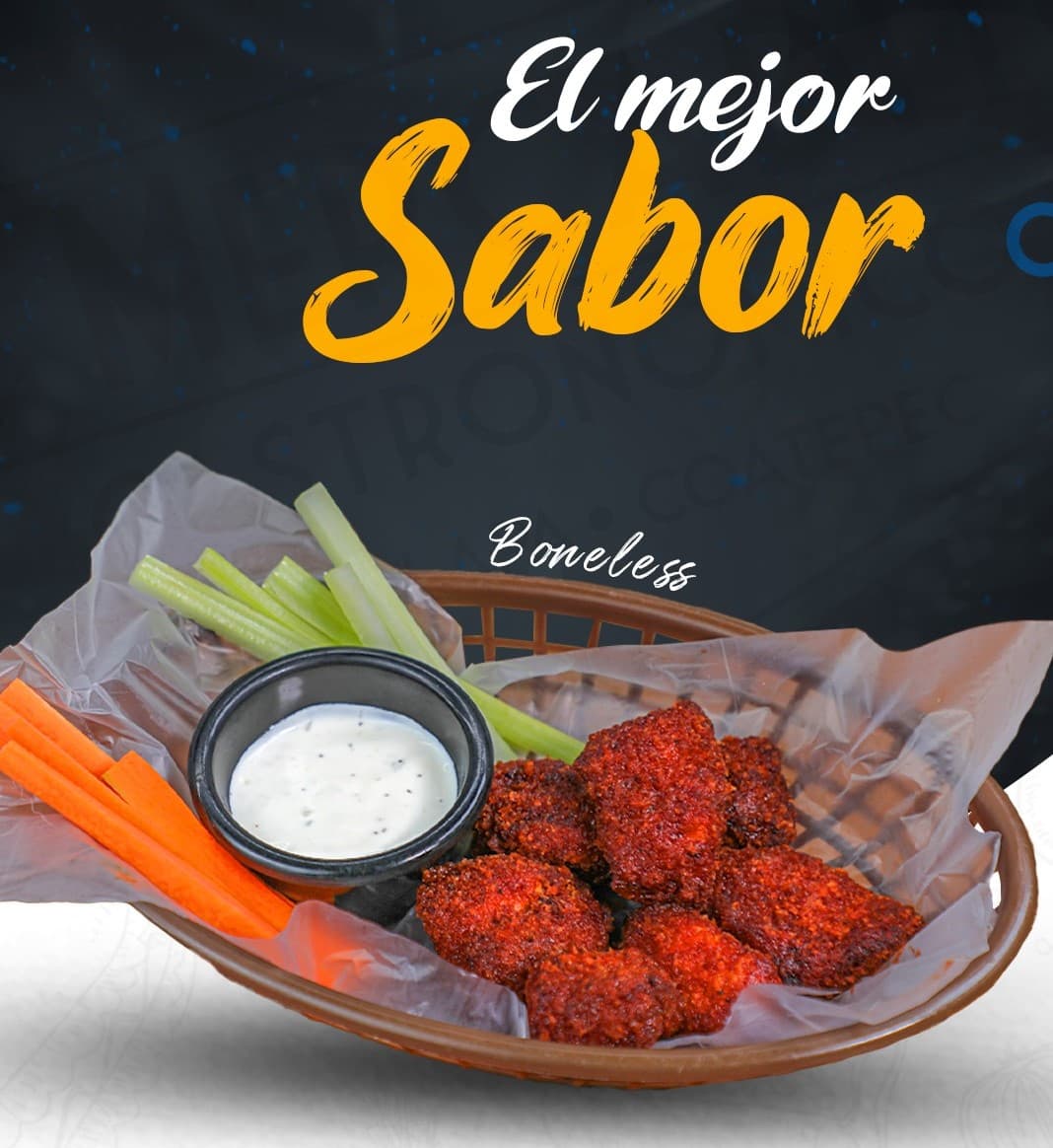 Boneless 150 gr de 6 a 8 Piezas