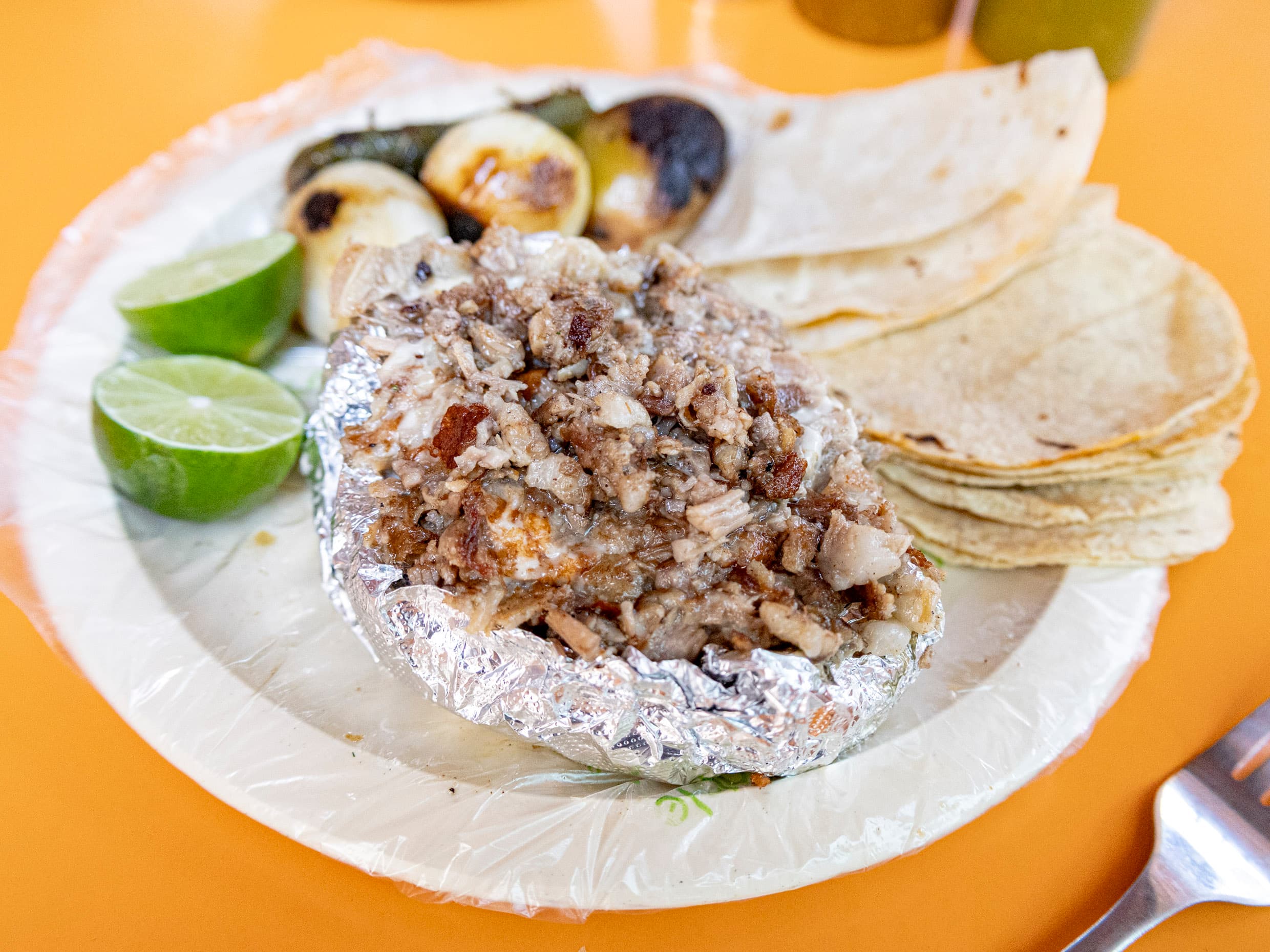 Papa sin Queso Costilla
