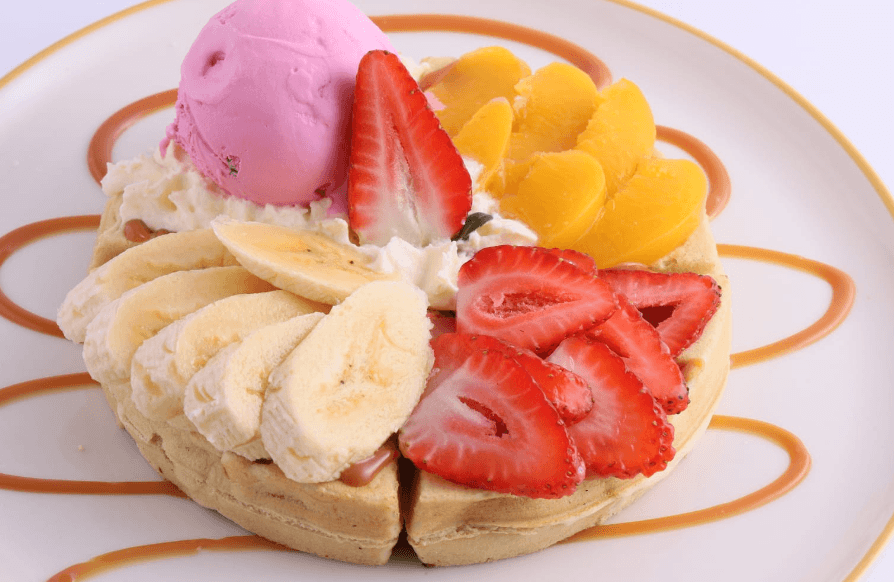 Waffle Frutal