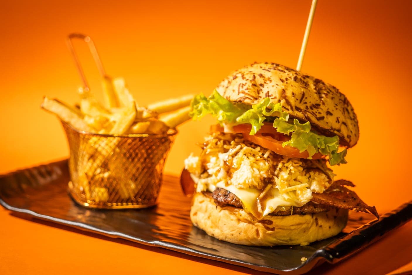 Burger Clásica Premium + Papas