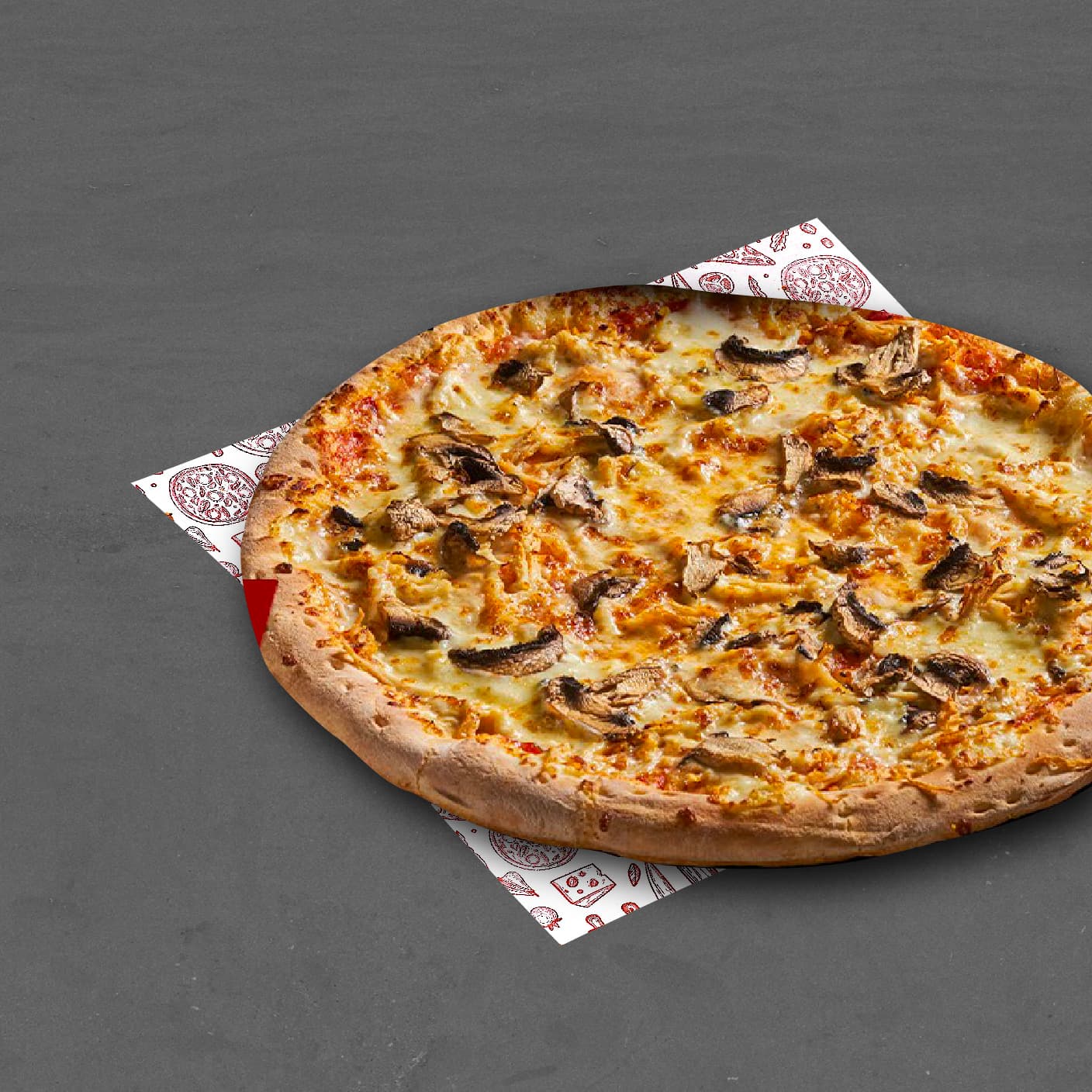Pizza Personal Pollo Champiñones