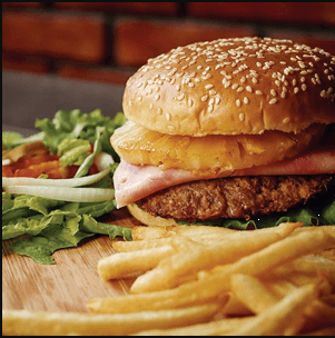 Hamburguesa Hawaiana