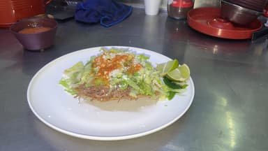 1 Tostada de carne
