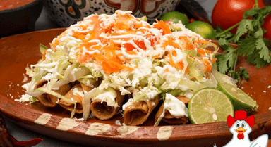 Orden Flautas➕Orden Papas➕ Coca Cola de 400ml😋