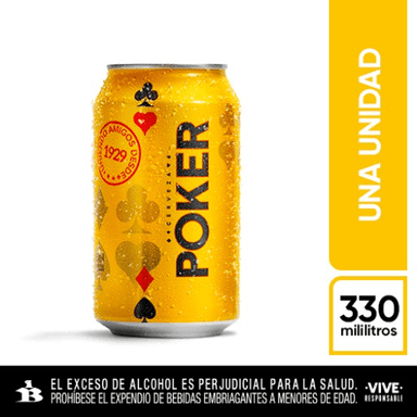 Cerveza Póker 330 ml