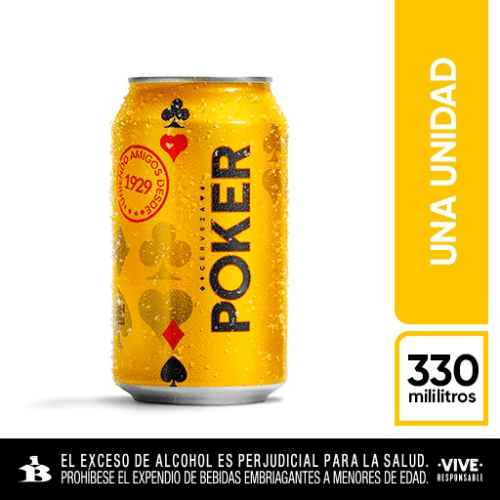Cerveza Póker 330 ml