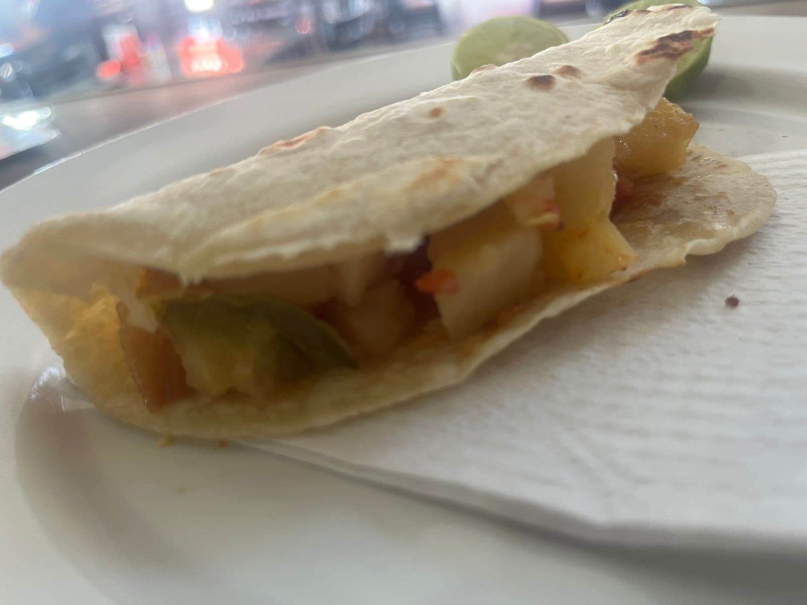Taco Papas a la Mexicana