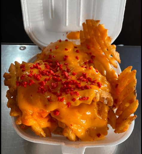 Papas Crisscut C/queso