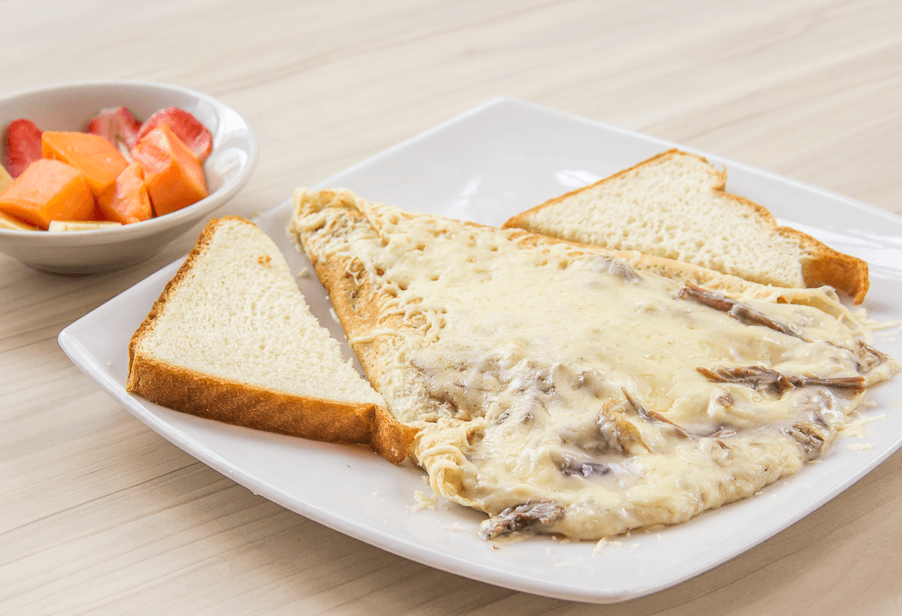 Crepe Mixto con Queso