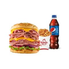 Combo Deluxe Beef & Cheddar- Half Pound