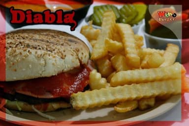 HAMBURGUESA A LA DIABLA