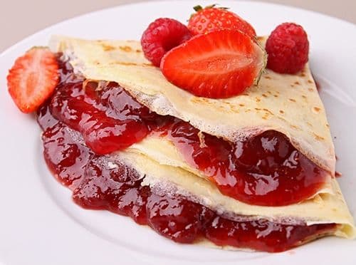 Crepa Dulce Sencilla Fresa