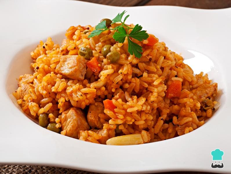 Arroz Pollo y Cerdo para 2 Personas