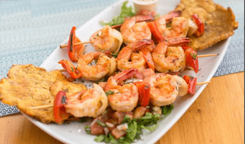 Pinchos de Camarón