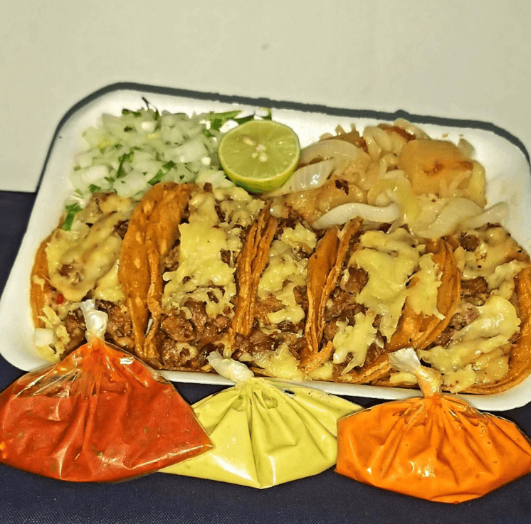 Tacos en Maíz de Bistec 5 uds