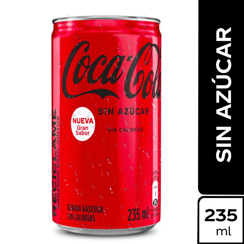 Coca Cola sin Azúcar 235 ml