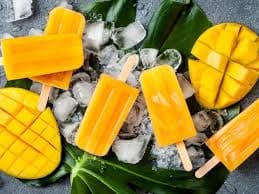 Paletas de Crema Mango
