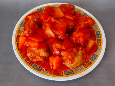 Agridulce con Pollo
