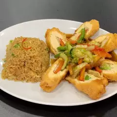 Enrollado con verduras