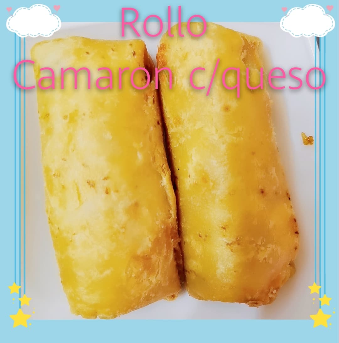 Rollos de Queso con Camarón.