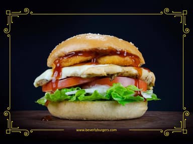 Hamburguesa BBQ Sencilla de Filete de Pollo