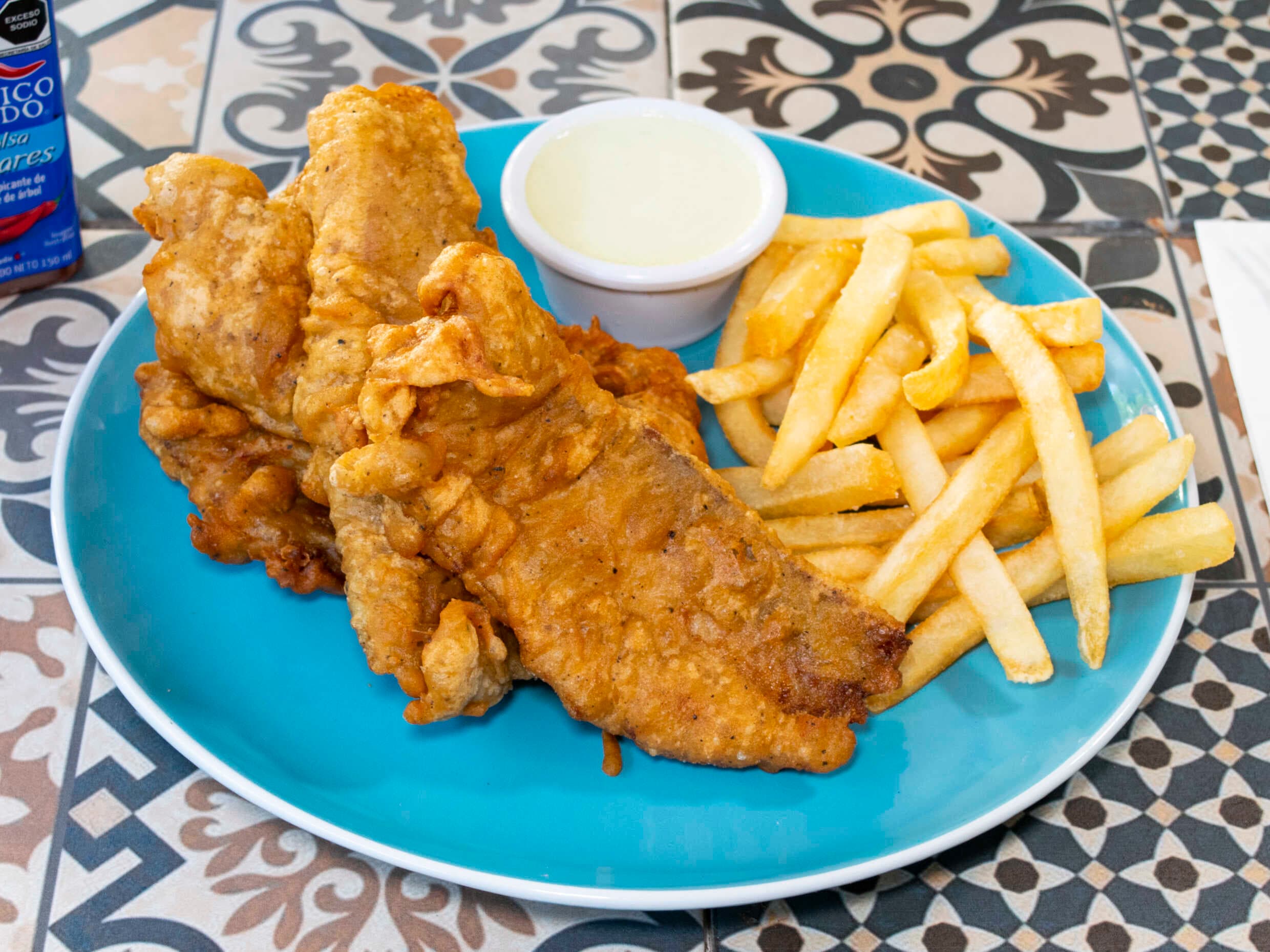 Pescado y papas