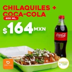 Combo Chilaquiles + COCA 600