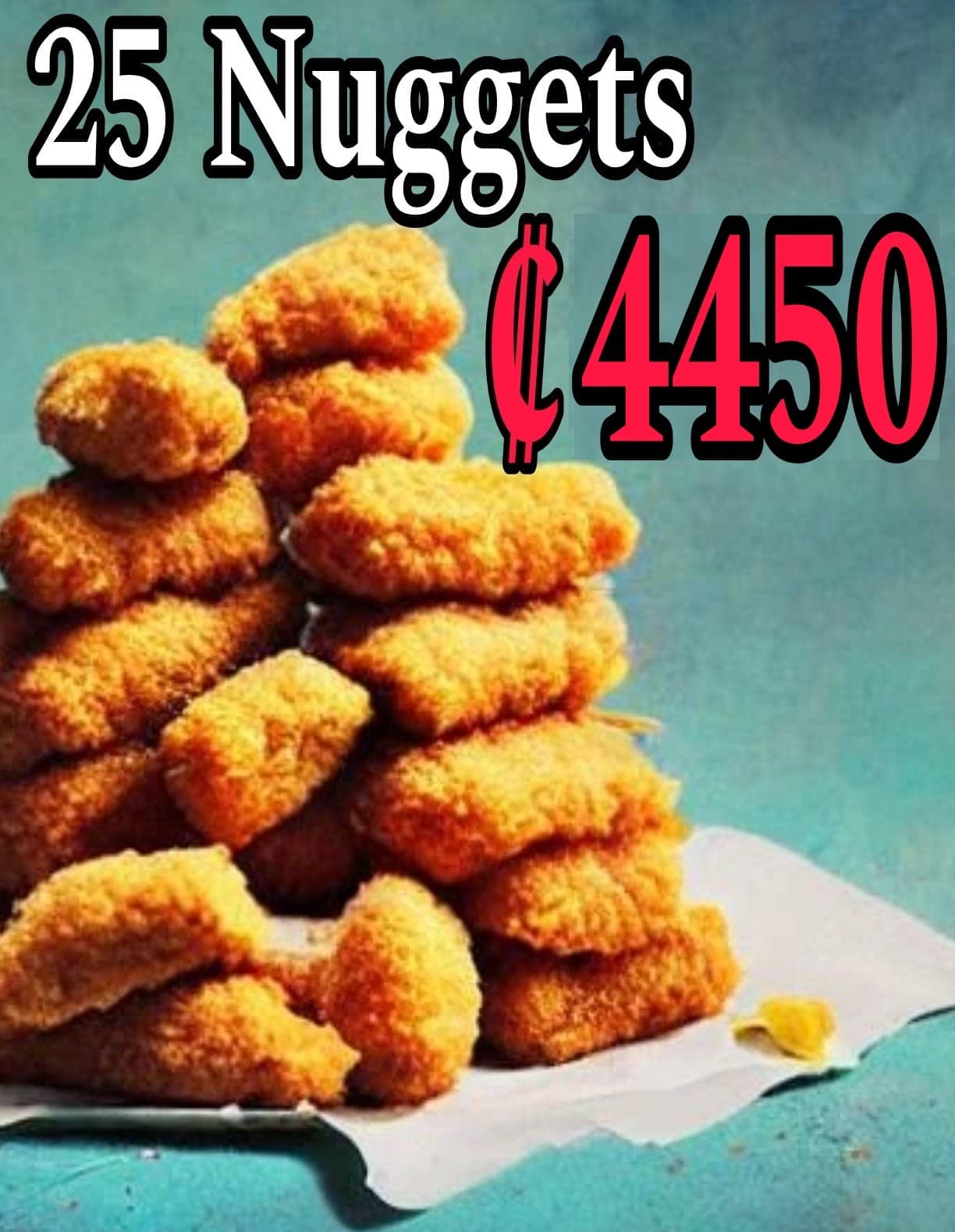 25 Nuggets de Pollo