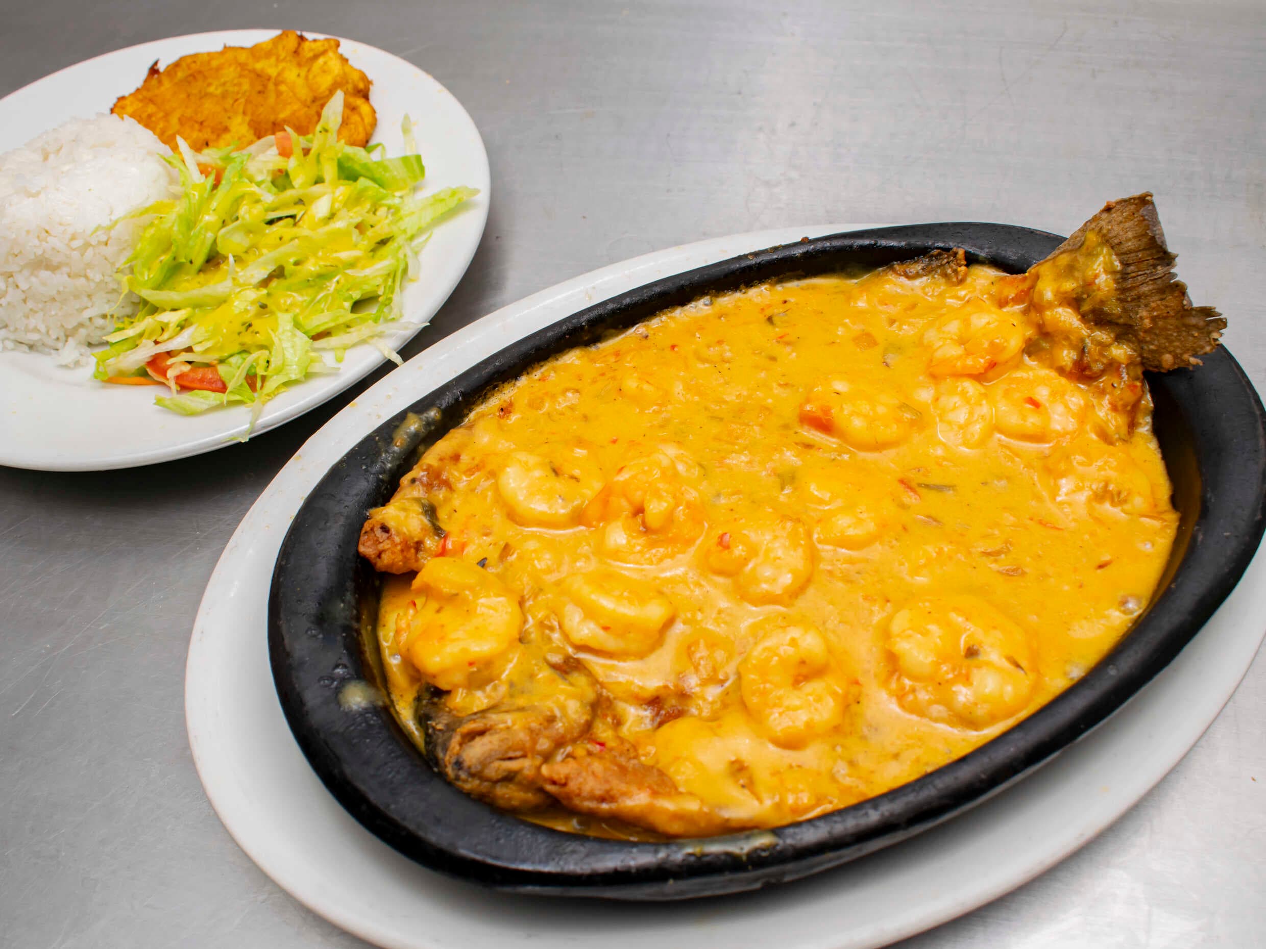 Trucha en Salsa de Camaron