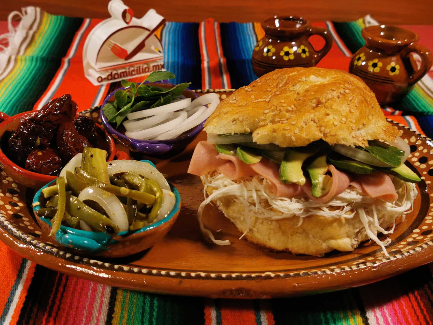 Cemita de Jamón