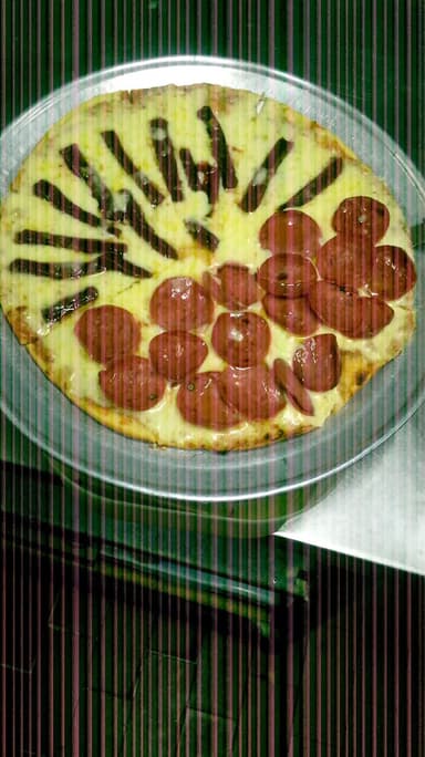 Pizza Large Champiñón, Pimentón, Cebolla y Maíz