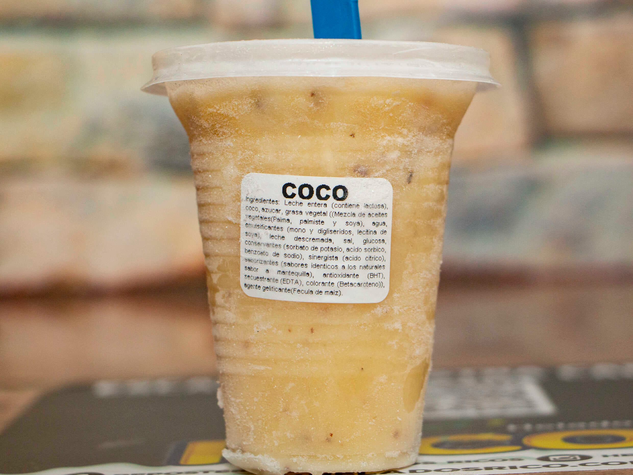 Helado Casero Coco