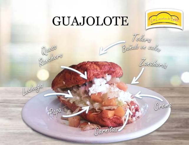 Guajolote de Carnitas o Jamón