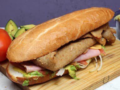 Milanesa con tocino