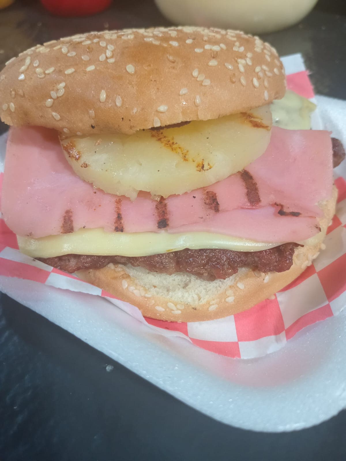 Hamburguesa Hawaiana