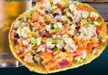 Tostada de Ceviche de Pescado