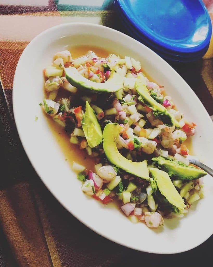 Ceviche de Camarón Cocido